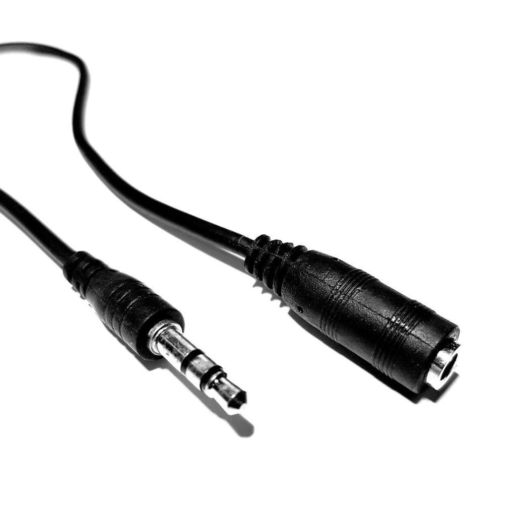 1m Audio Kabel 3,5mm Klinke Verlängerung Verlängerungskabel Klinkenkabel schwarz - 3KShop.de