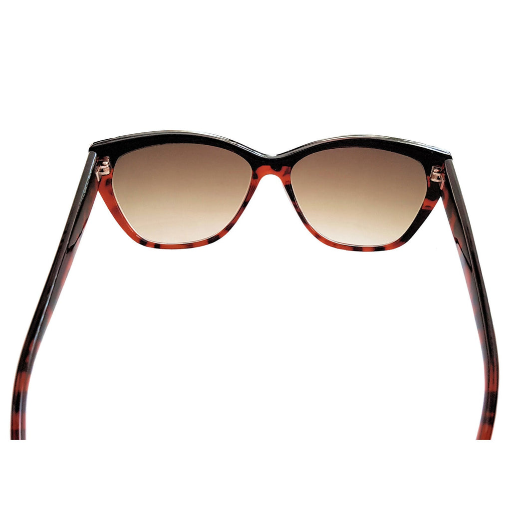 Braune Designer Damen-Sonnenbrille im Tigerlook