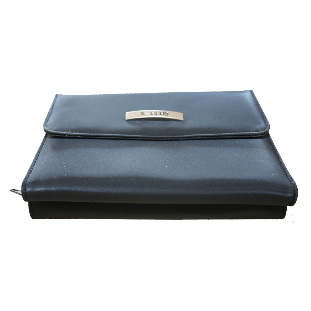 Portemonnaie Geldbörse Brieftasche X-Club Schwarz sehr gross G3010S - 3KShop.de