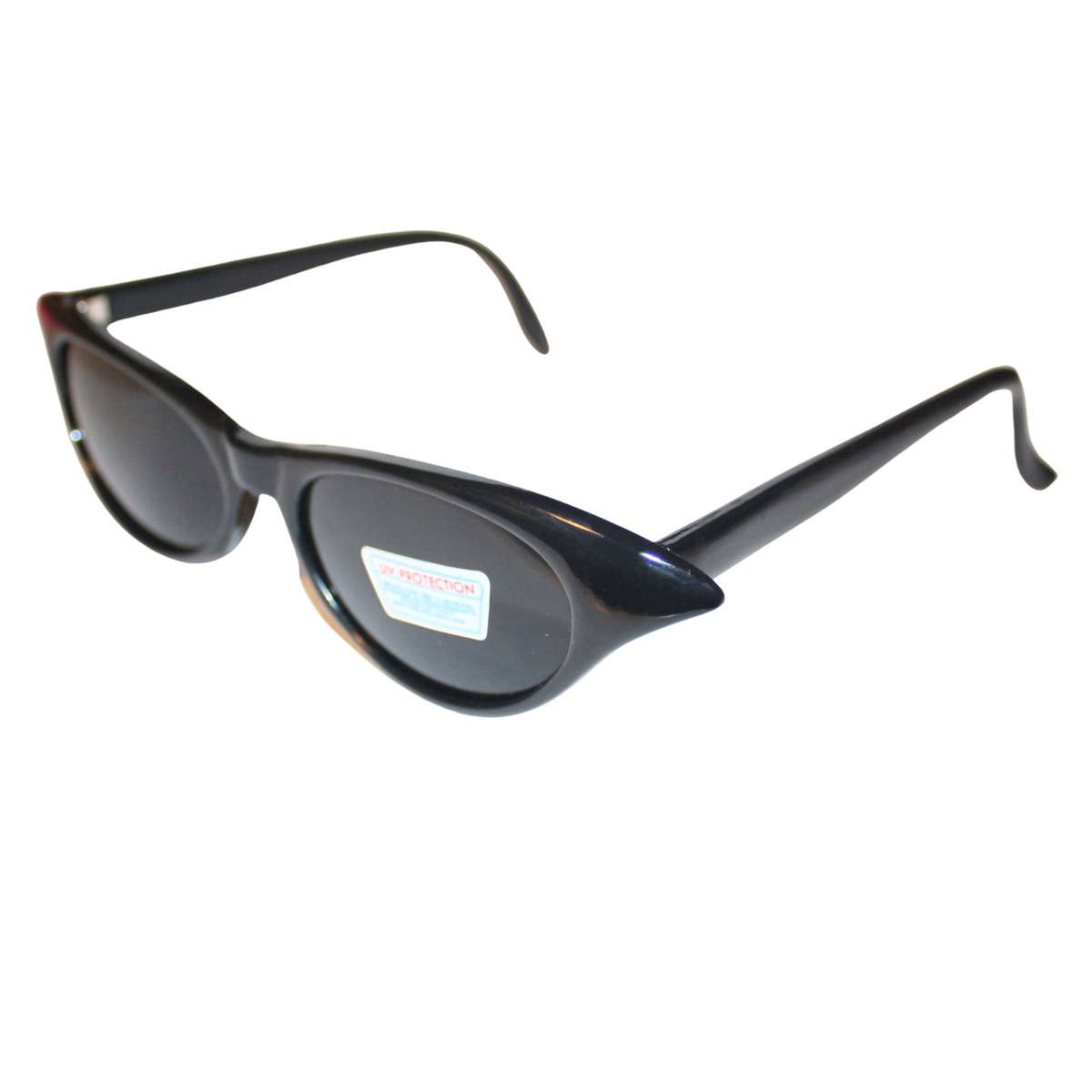 Schwarze Cat-Eye-Sonnenbrille