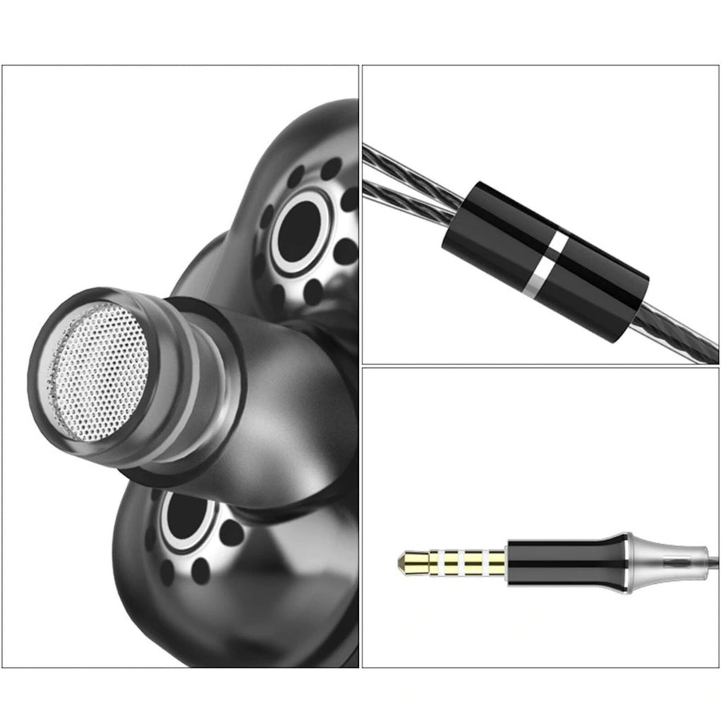 Super Bass In-Ear Doppeltreiber Kopfhörer X12 Ohrhörer Earphone Headset - 3KShop.de