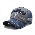 Blau-graue Black Rebel Vintage-Basecap