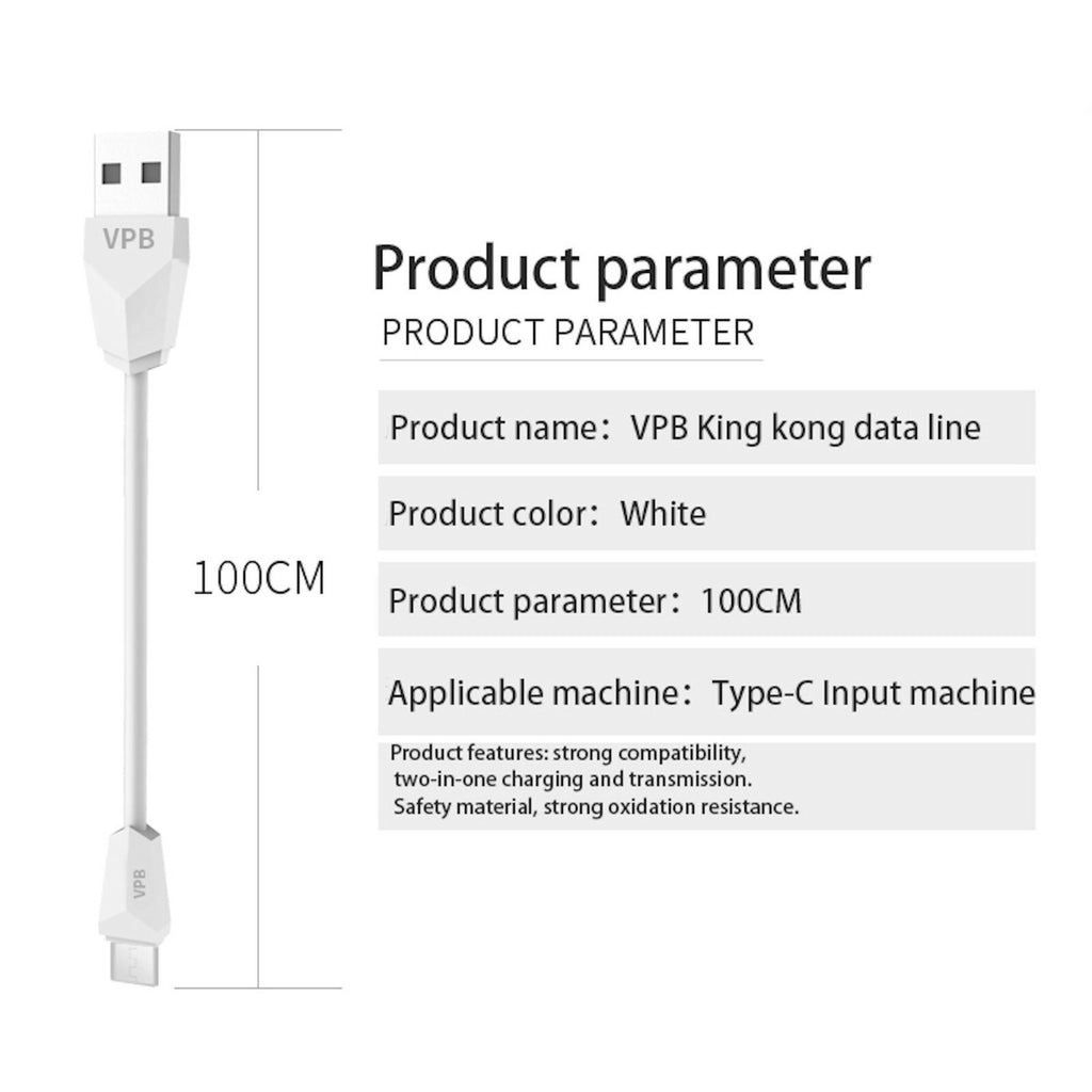 1m USB Typ-C Schnellladekabel Schnell Ladekabel Sync Datenkabel Samsung weiss - 3KShop.de
