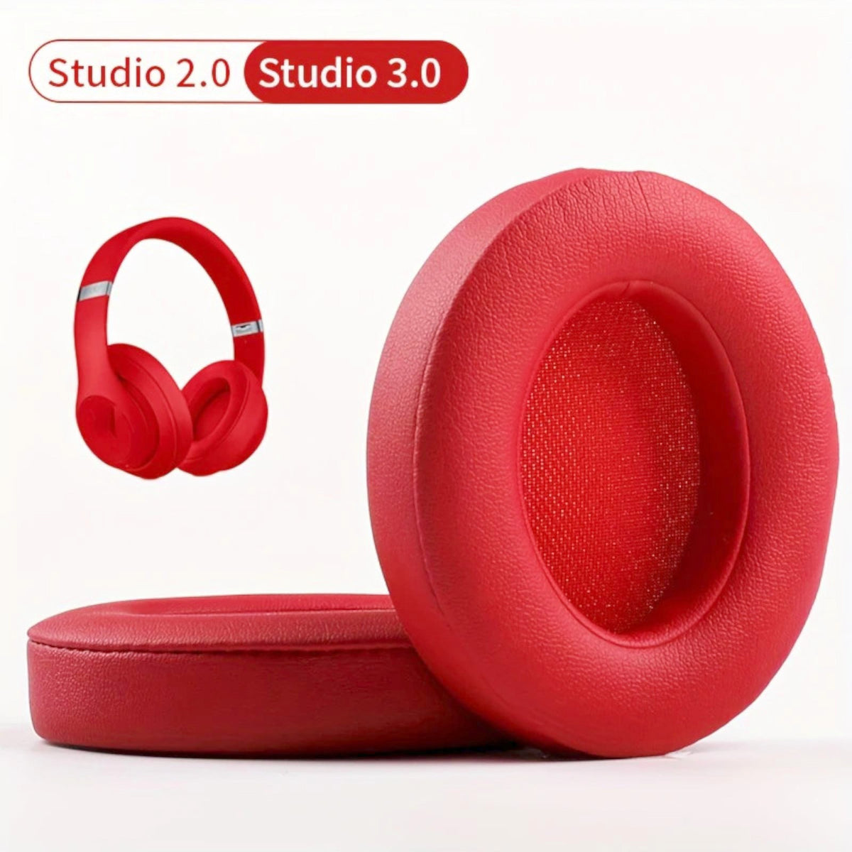 Ohrpolster für Beats by Dr. Dre Studio 2 und Studio 3 Wireless Kunstleder - 3KShop.de