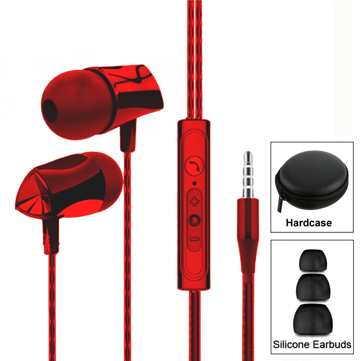 Super Bass In-Ear Kopfhörer Ohrhörer X10 Headset Earphone Headphone + PU-Tasche - 3KShop.de
