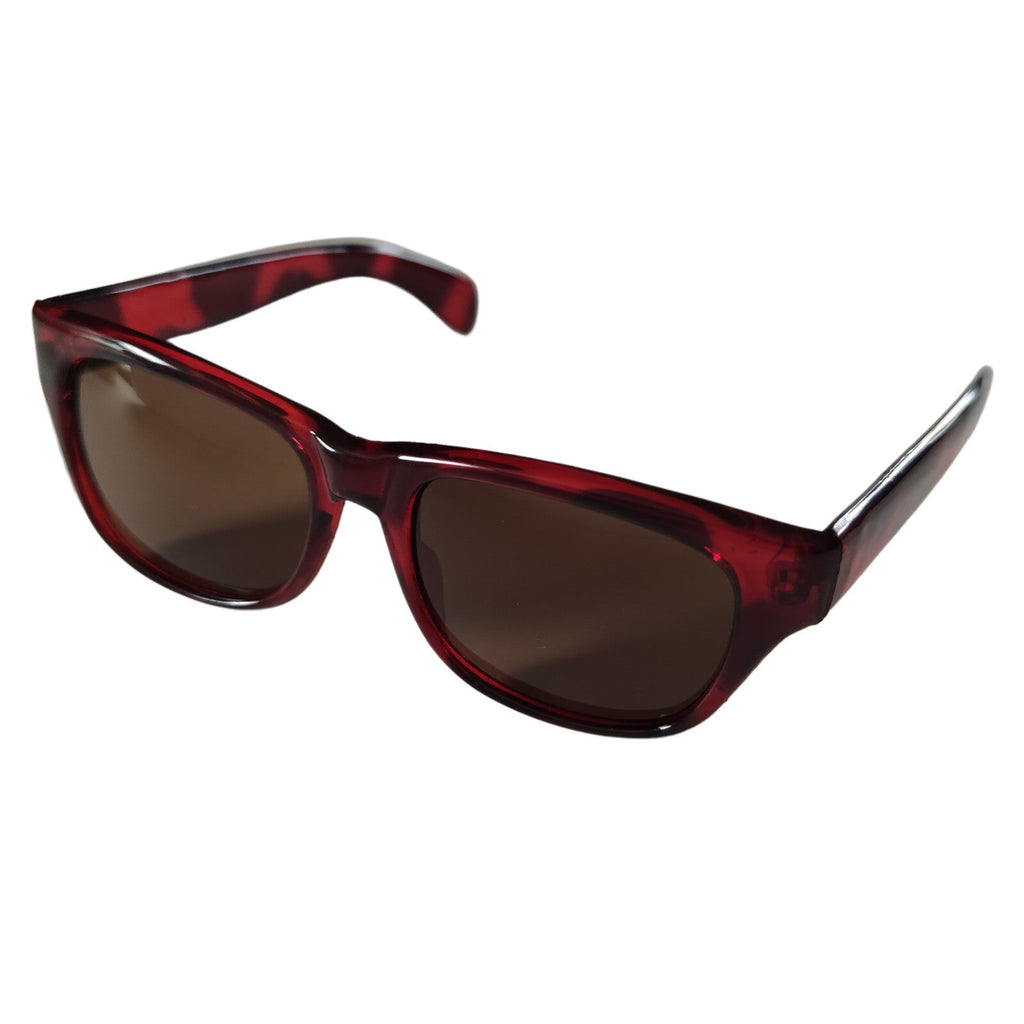 Braune Cat-Eye-Sonnenbrille im Tigerlook