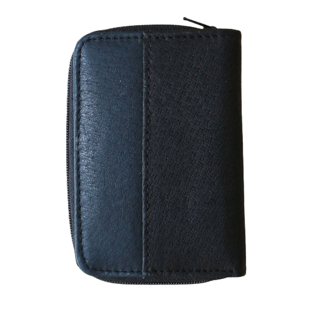 Geldbeutel Portemonnaie Geldbörse Brieftasche Schwarz + Schlüsselanhänger G1230 - 3KShop.de