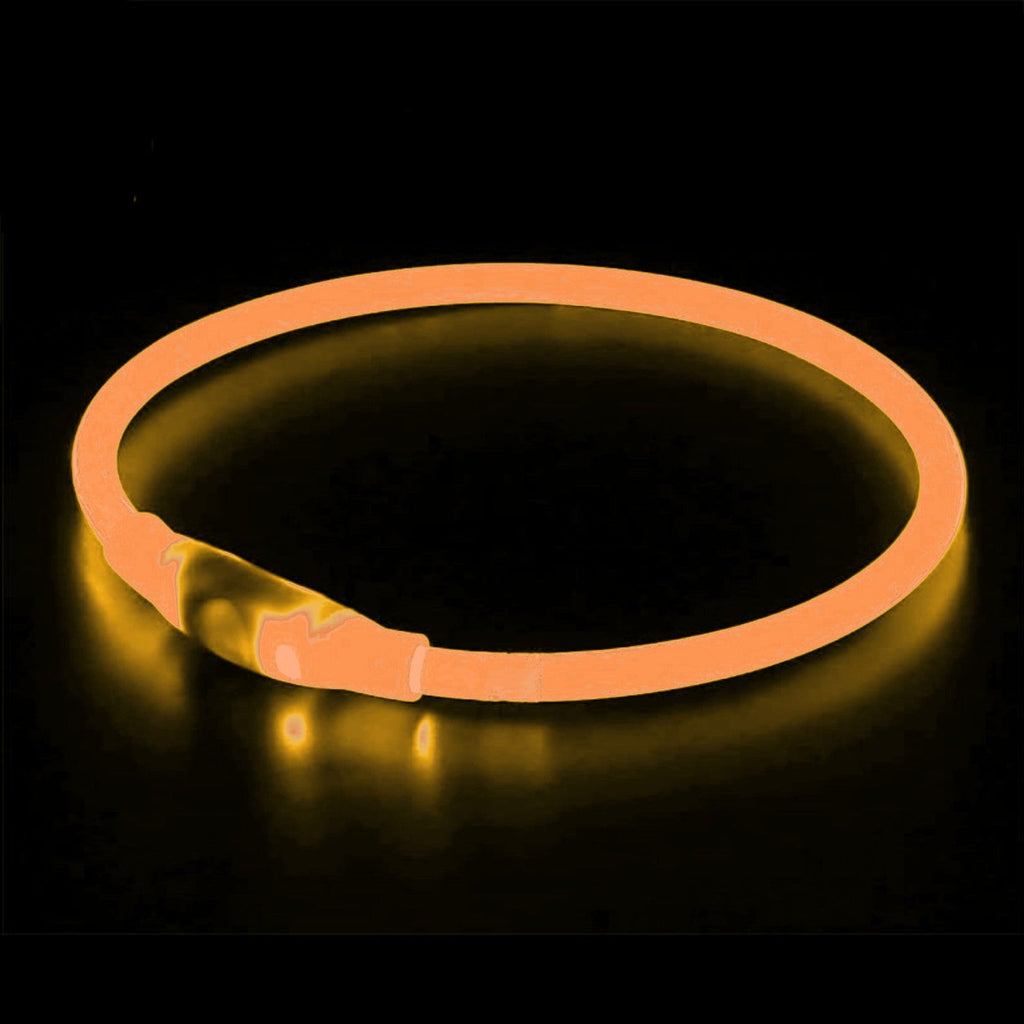 Kürzbares LED-Hundehalsband mit USB-Akku