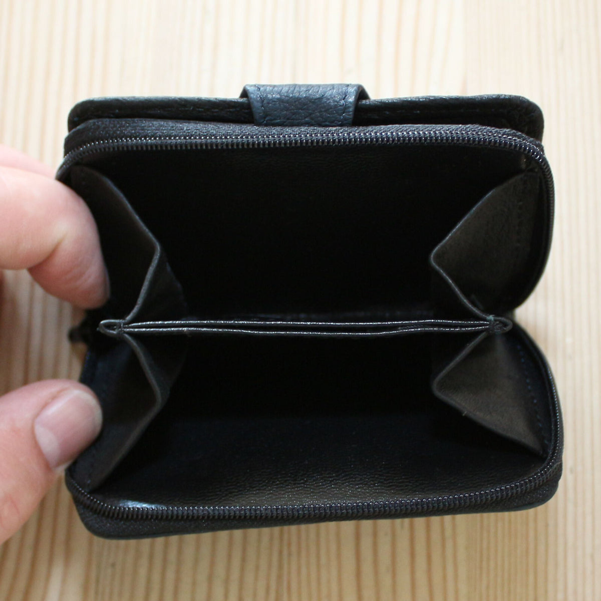 Geldbeutel Portemonnaie Geldbörse Brieftasche Schwarz + Schlüsselanhänger G1230 - 3KShop.de
