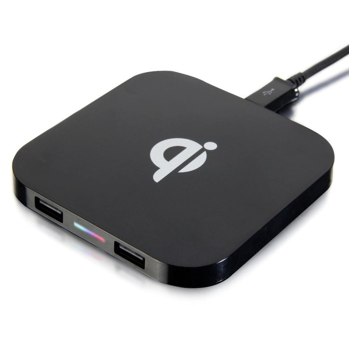 Qi Wireless Charger Q8 mit zwei USB-Ports