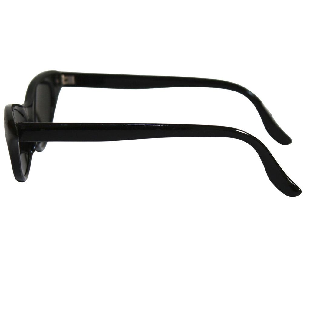 Schwarze Cat-Eye-Sonnenbrille