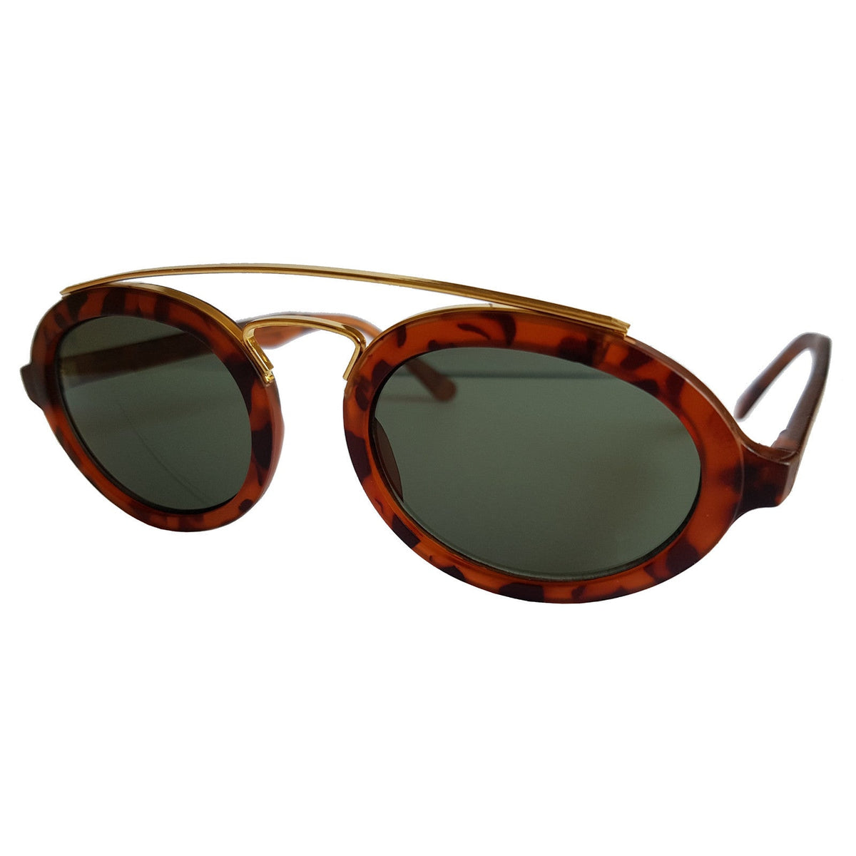 Gold-braune Vintage G-Style Sonnenbrille
