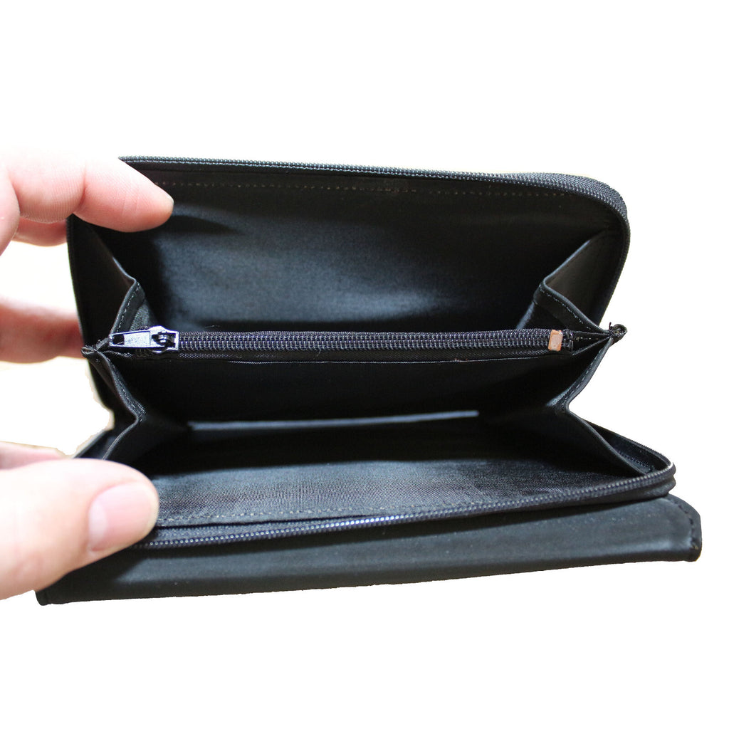 Portemonnaie Geldbörse Brieftasche X-Club Schwarz sehr gross G3010S - 3KShop.de