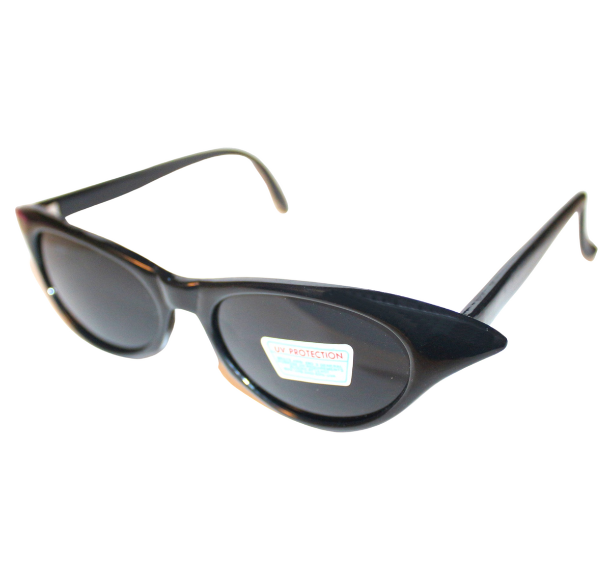 Schwarze Cat-Eye-Sonnenbrille