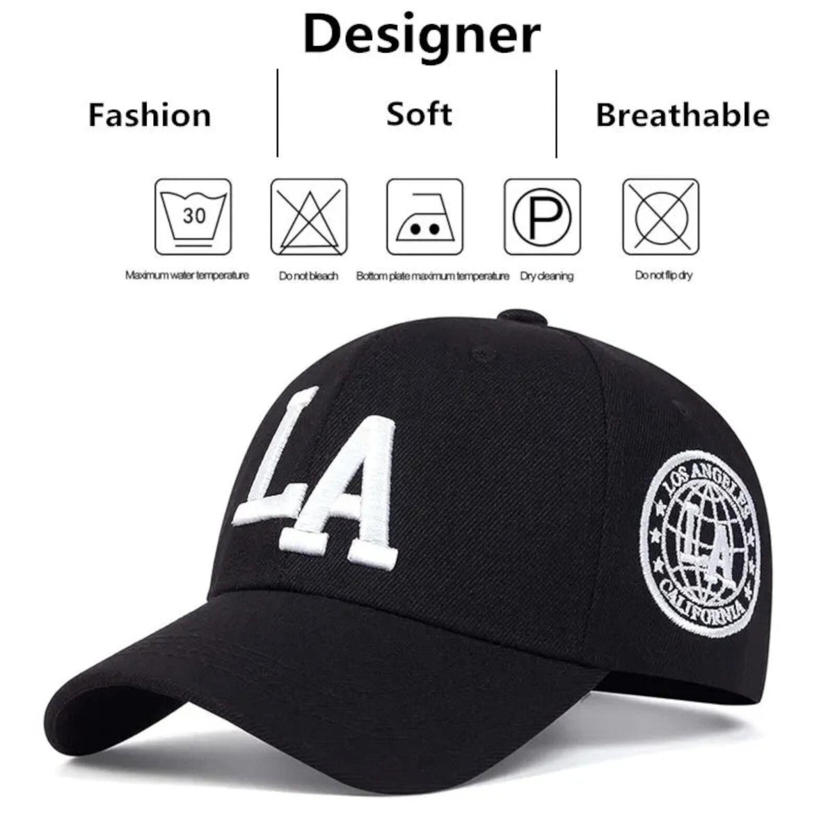 Los Angeles LA Vintage-Basecap mit Retro-Stickerei
