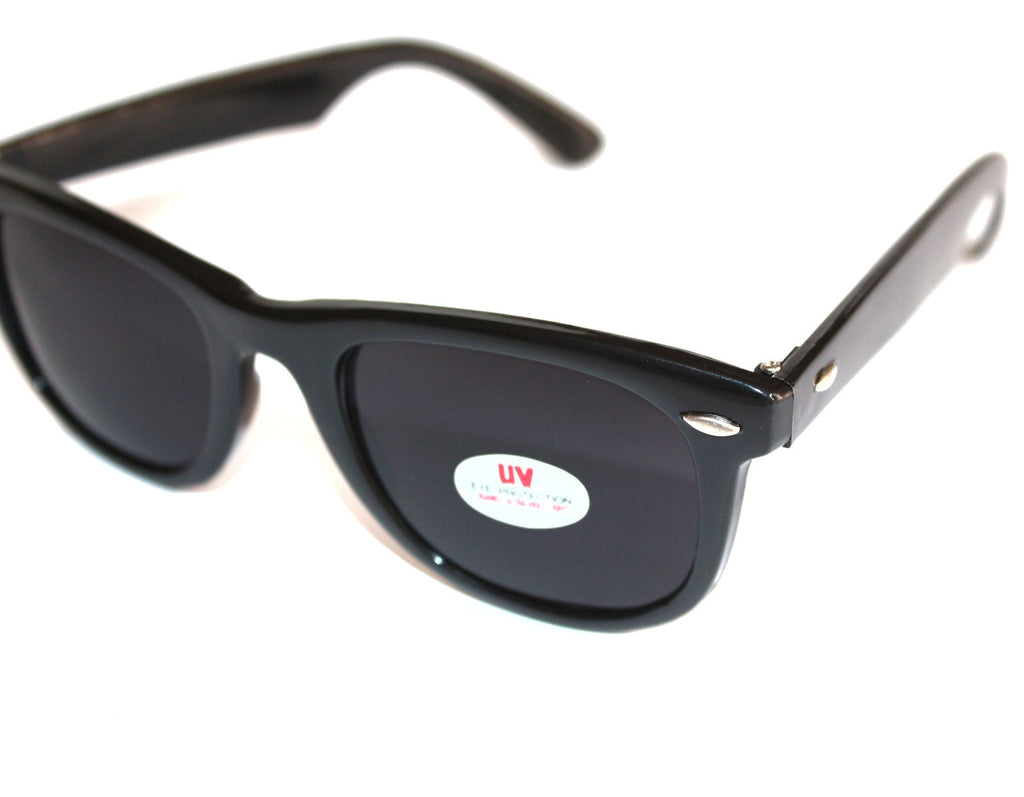 Schwarze Blues-Brothers Sonnenbrille extra-dunkel
