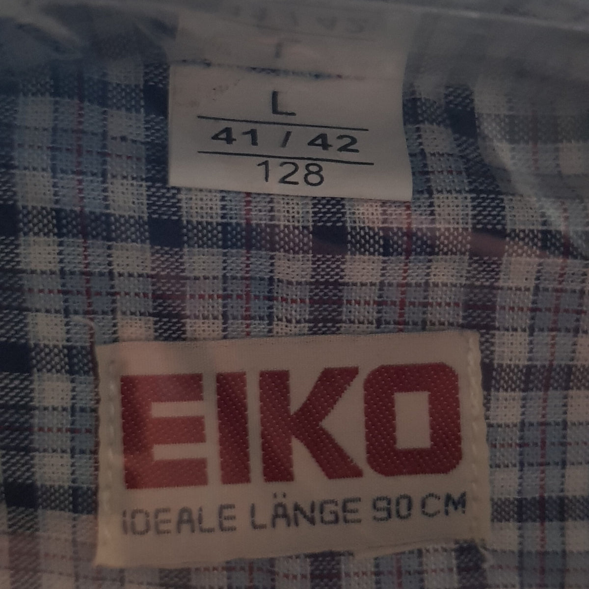 EIKO Herren Hemd Sommerhemd Oberhemd Freizeithemd langarm kariert Gr. 41/42 - 3KShop.de