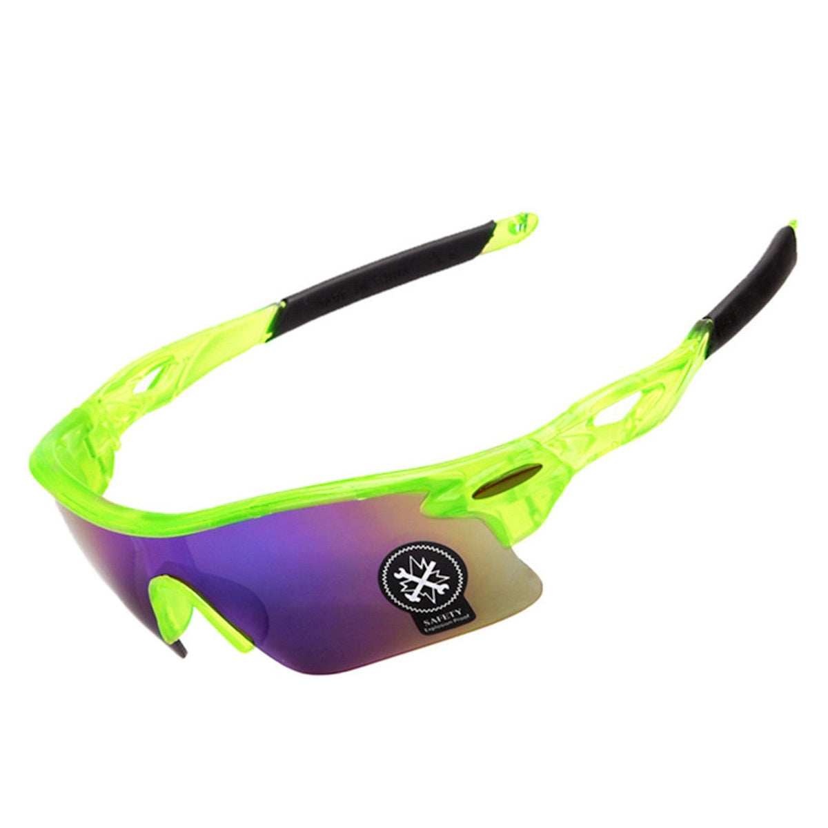 Grüne polarisierte Sport-Sonnenbrille X1