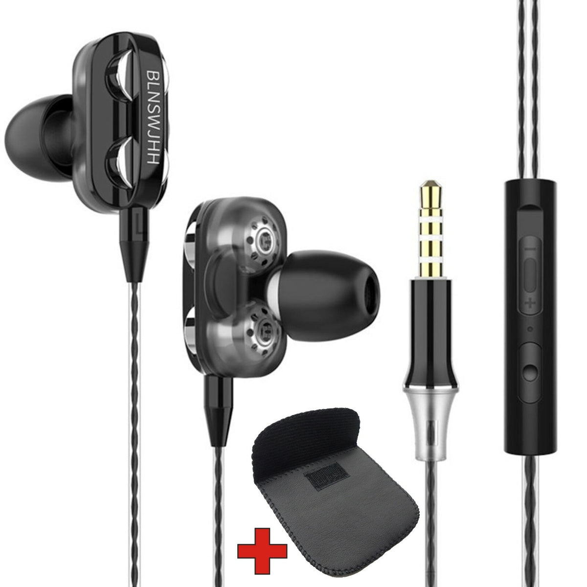 Super Bass In-Ear Doppeltreiber Kopfhörer X12 Ohrhörer Earphone Headset - 3KShop.de