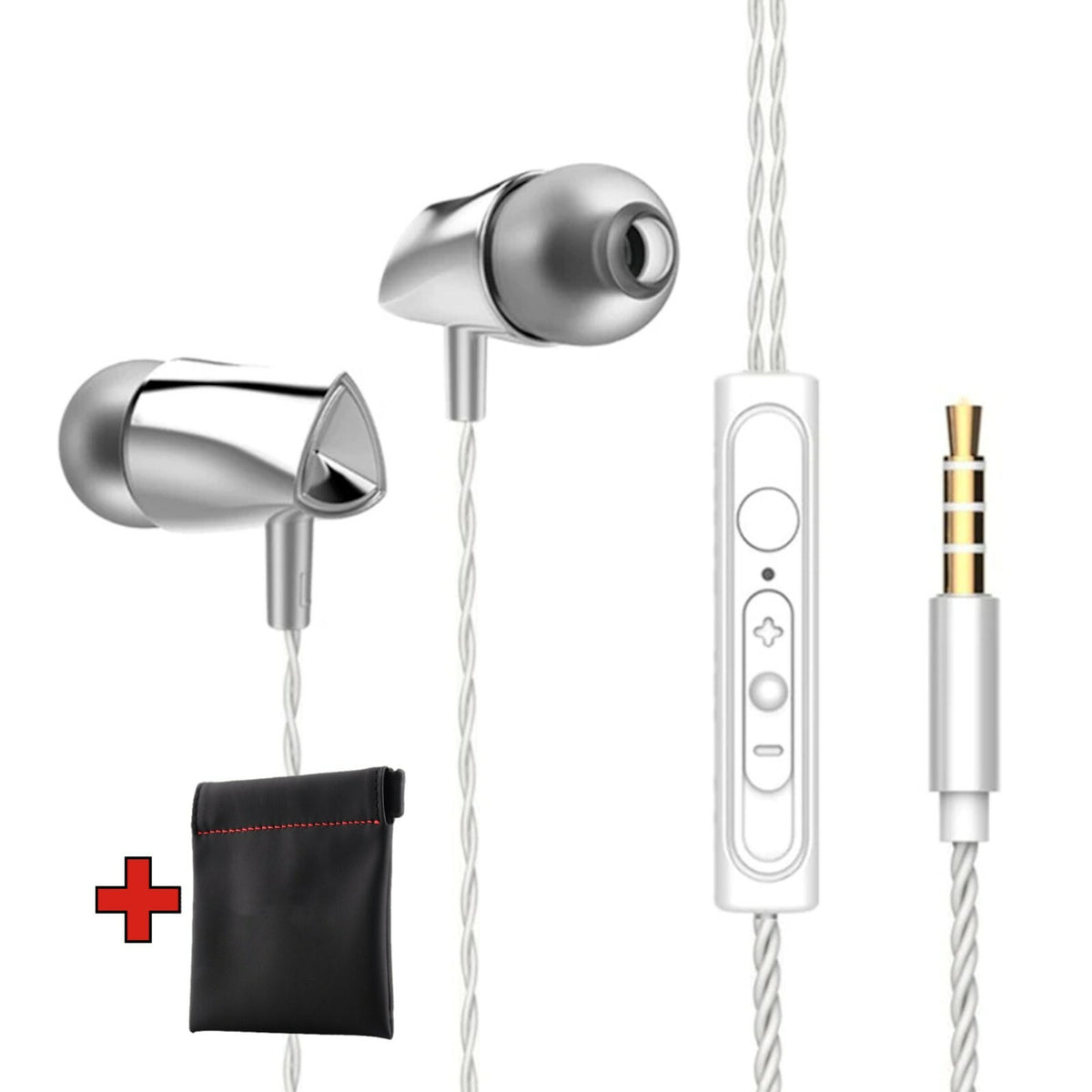 Super Bass In-Ear Kopfhörer Ohrhörer X10 Headset Earphone Headphone + PU-Tasche - 3KShop.de
