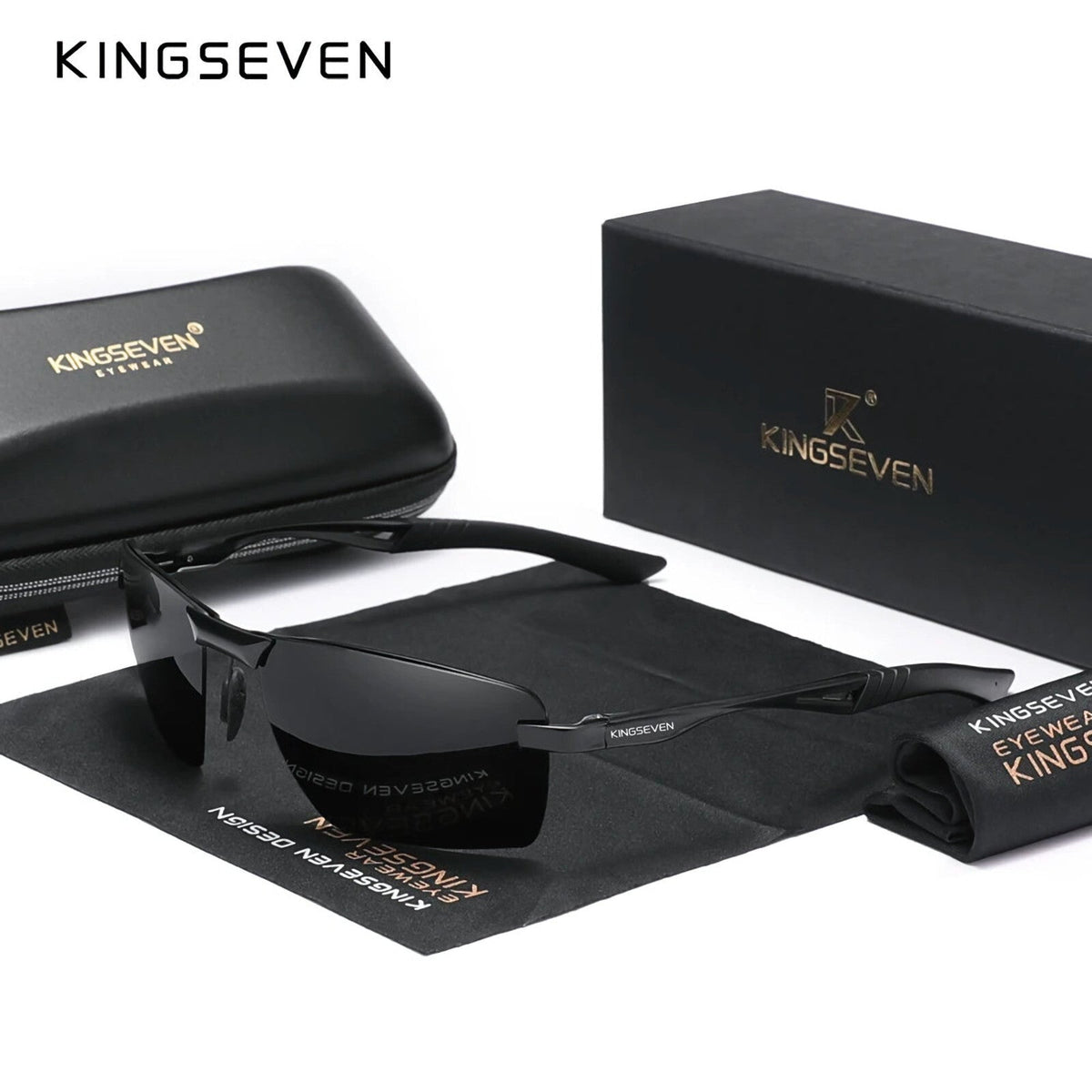 Kingseven N7241 polarisierte Piloten-Sonnenbrille
