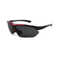Schwarze polarisierte Sport-Sonnenbrille X4
