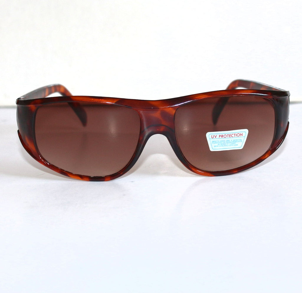 Braune leicht getigerte Designer Damen-Sonnenbrille