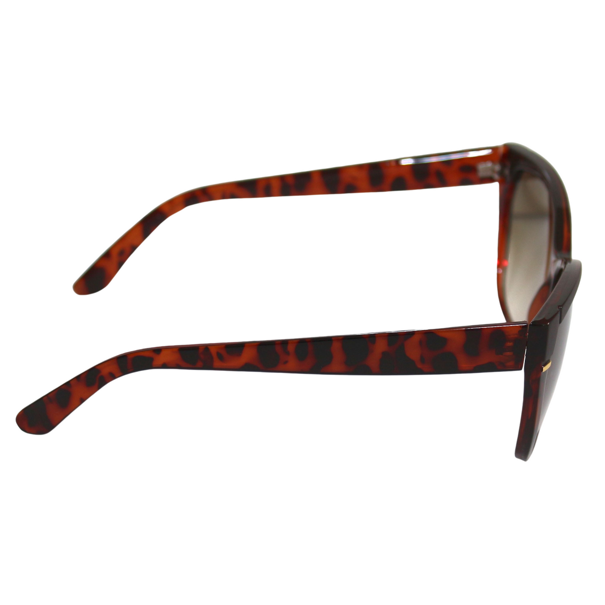Braune Designer Damen-Sonnenbrille im Tigerlook