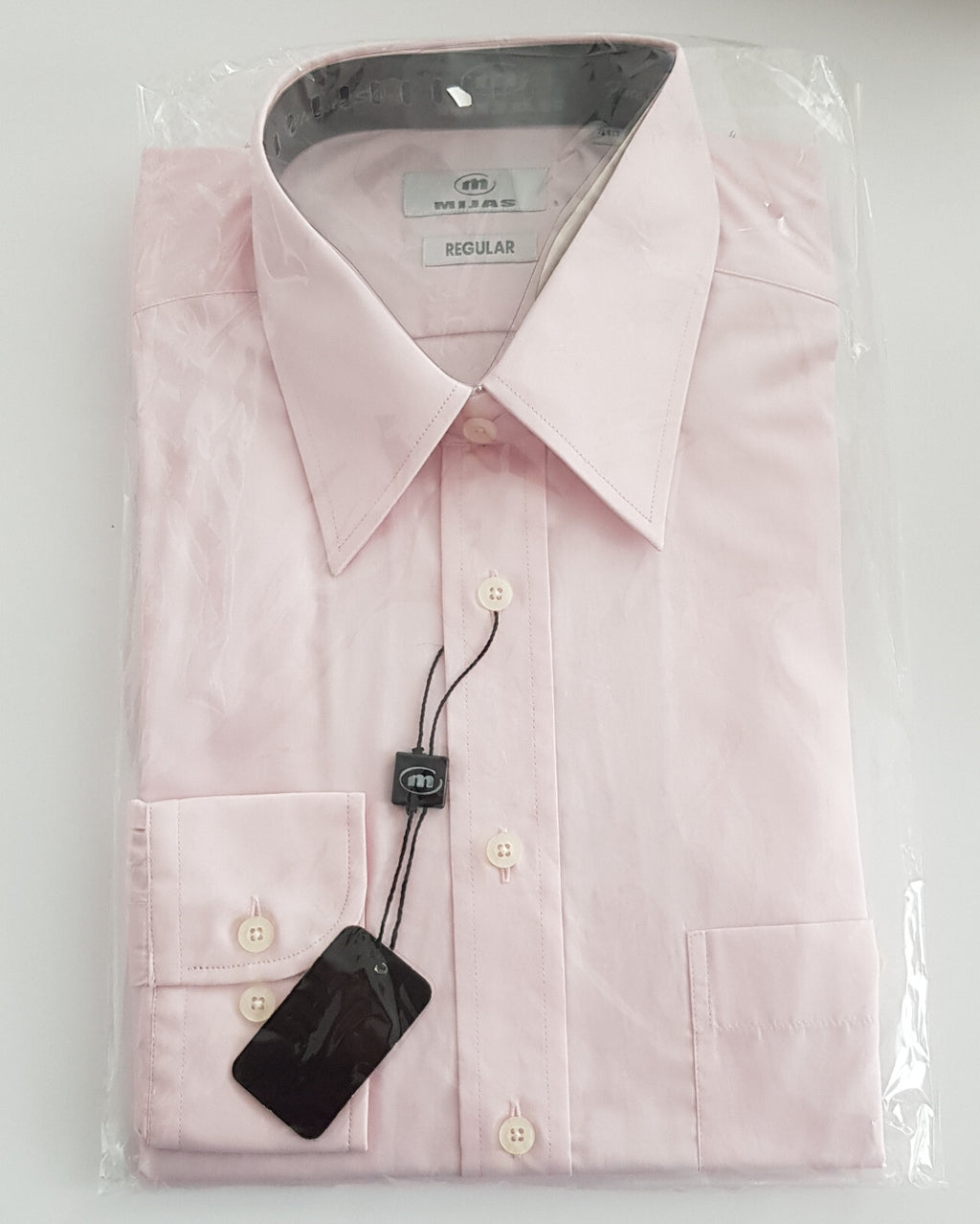 Original Mijas Herren Business Hemd Kent Langarm Rosa Regular Gr. 41 - 3KShop.de