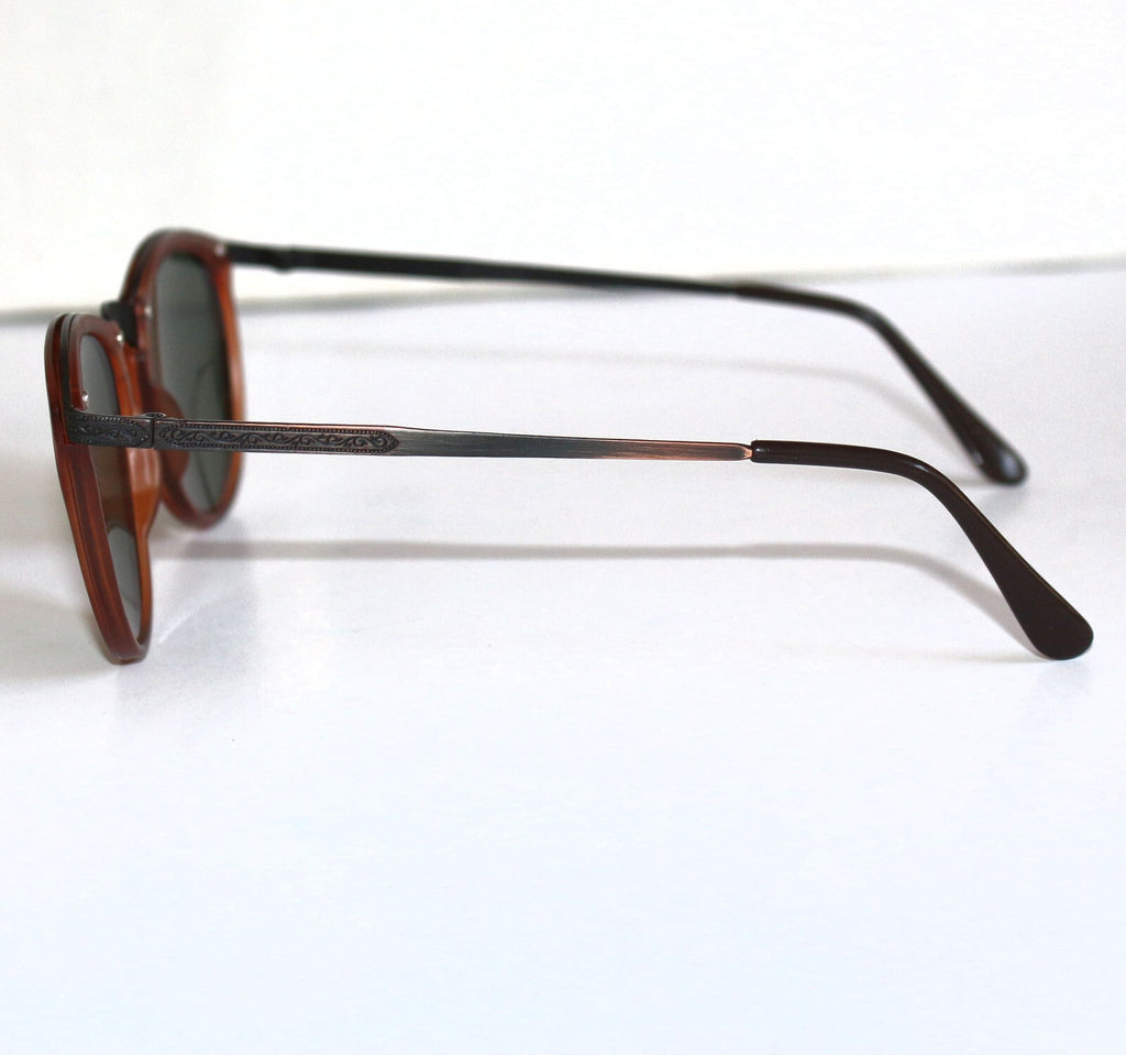 Braune Damen-Sonnenbrille im Tigerlook