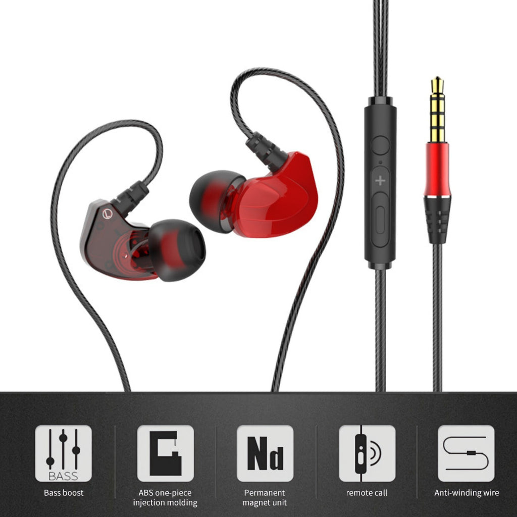 Surround Bass High-End Sport Headset S200 Metal In-Ear Kopfhörer Surround Bass - 3KShop.de