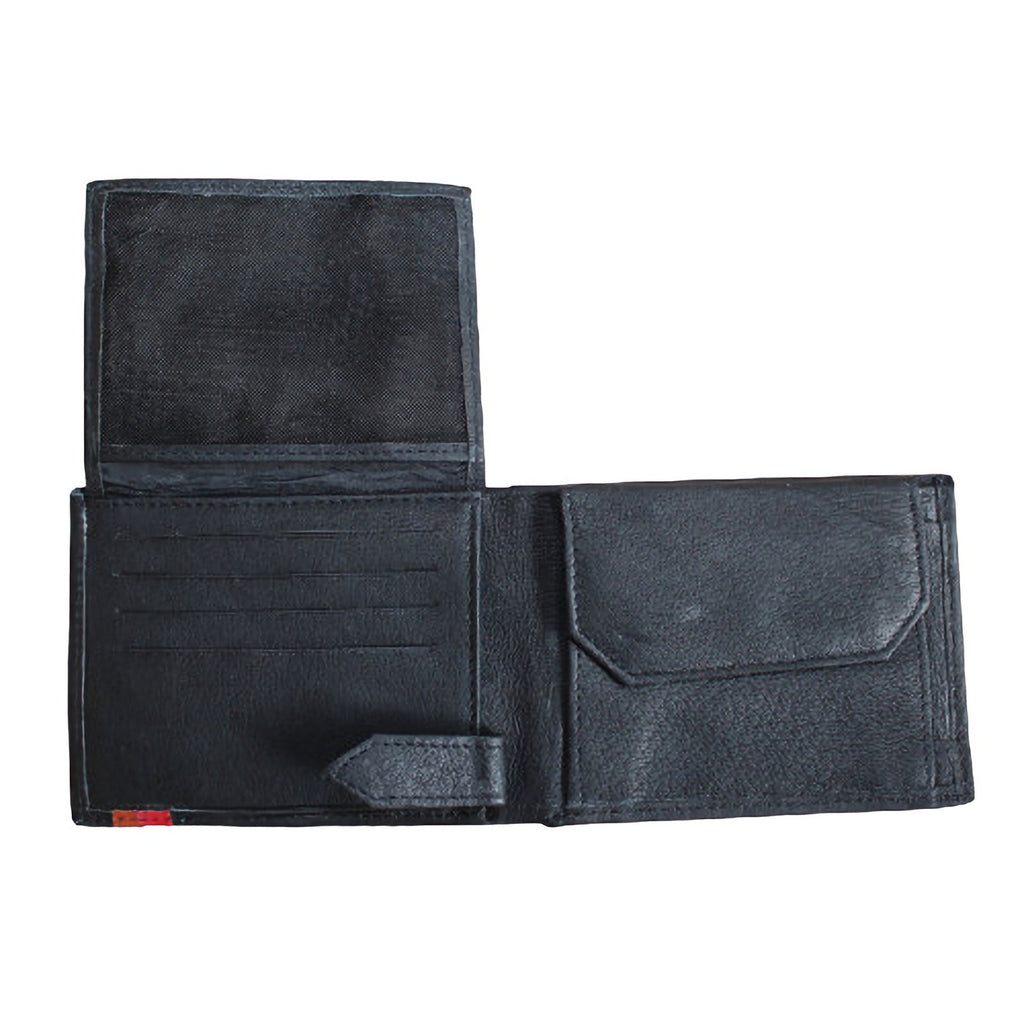 Herren Geldbeutel Portemonnaie Geldbörse Brieftasche Schwarz Rot Braun G1020 - 3KShop.de