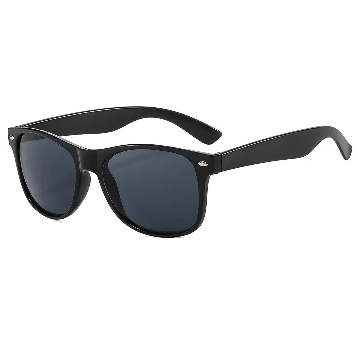 Glänzend schwarze Retro-Partybrille