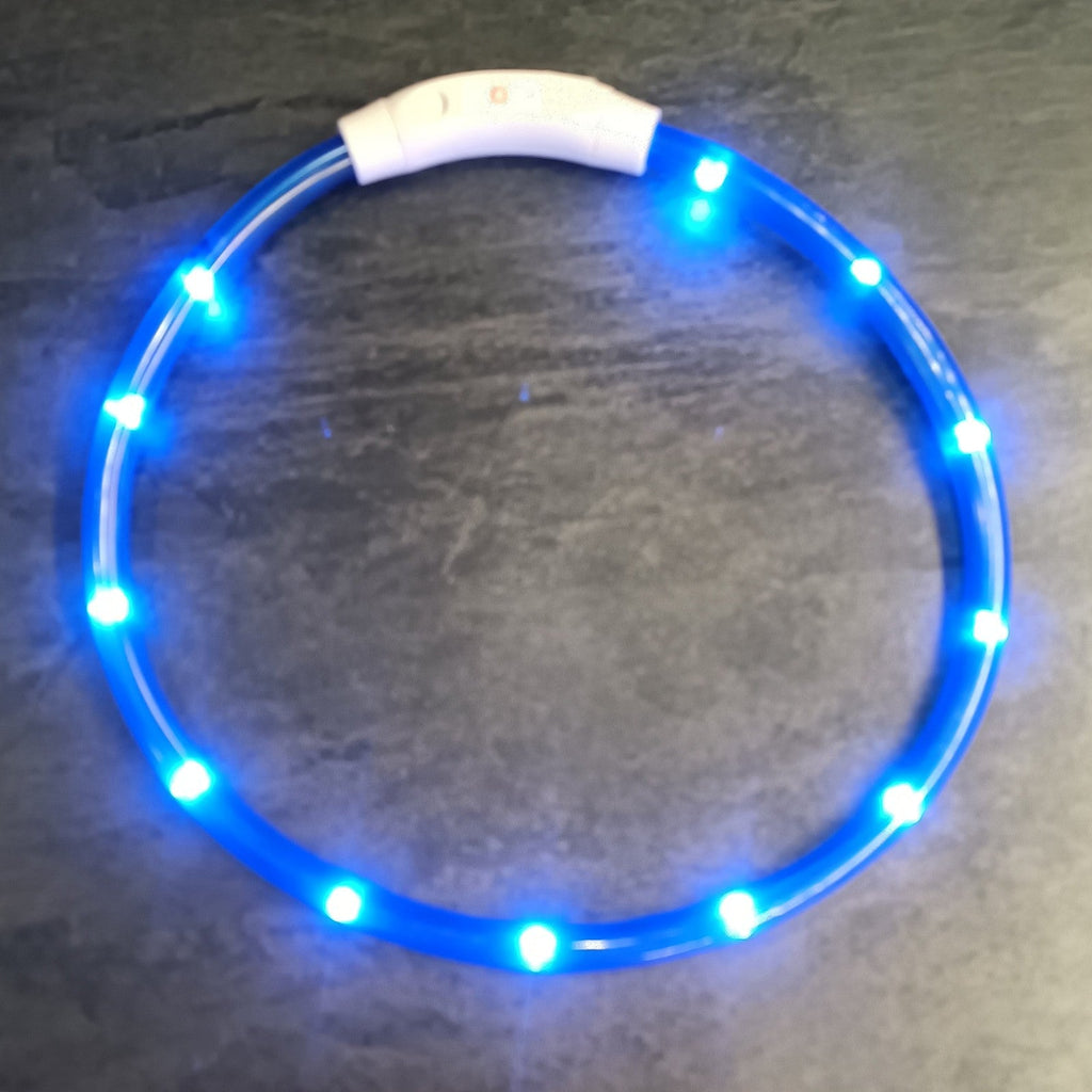 Kürzbares LED-Hundehalsband mit mehreren LEDs