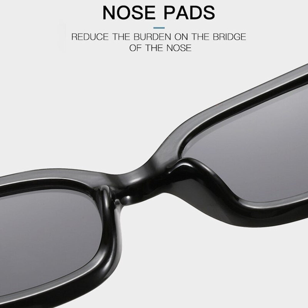 Schwarze Cat-Eye-V-Sonnenbrille