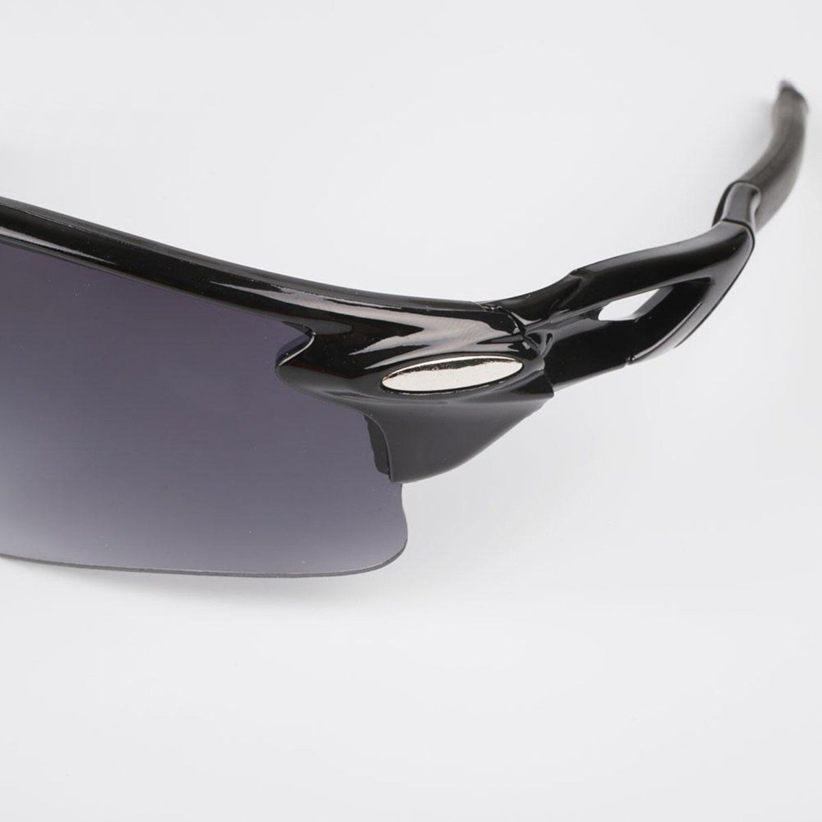 Schwarze polarisierte Sportbrille X1 für Rennrad und Triathlon