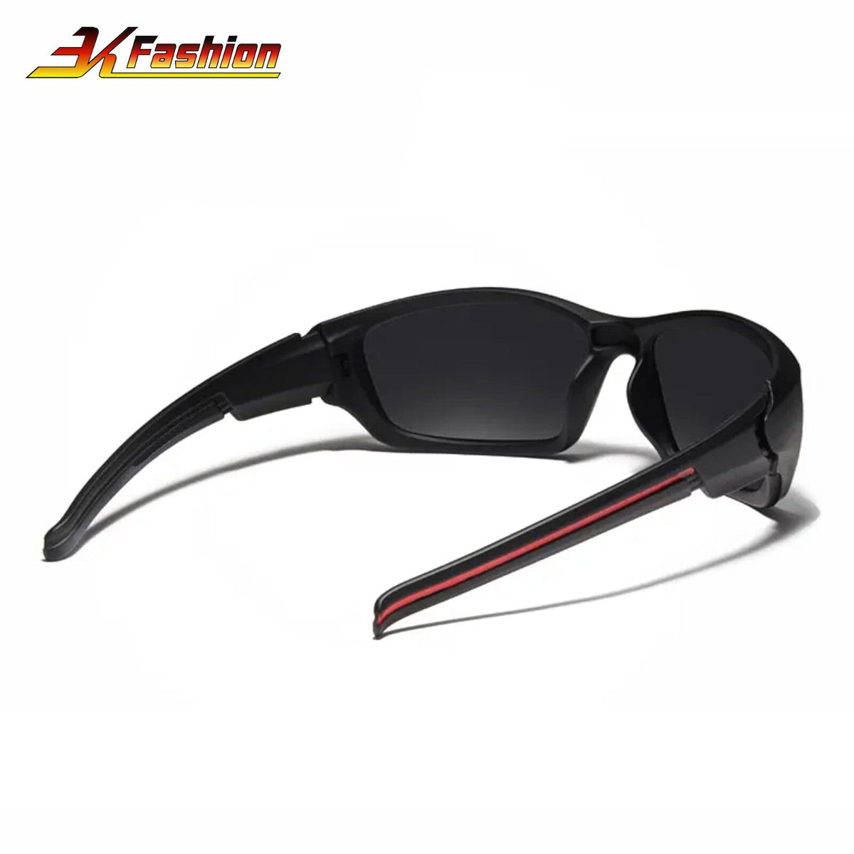 Schwarz-grünblaue Biker-Sonnenbrille aus TR90