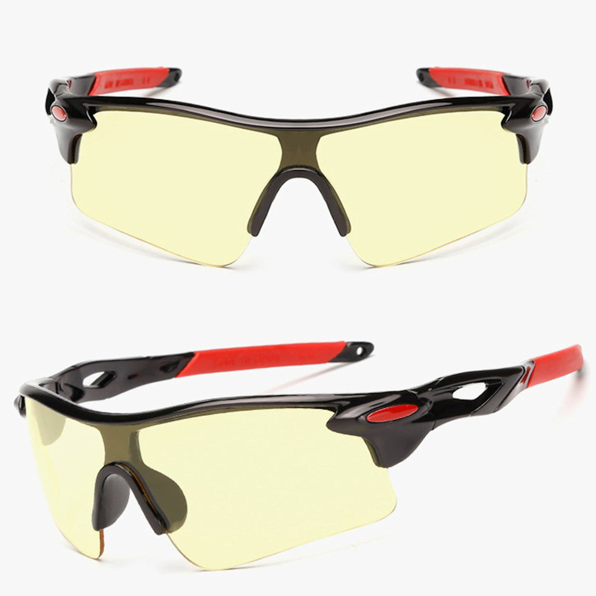 Nachtfahr-Sportbrille X1 mit gelben Gläsern