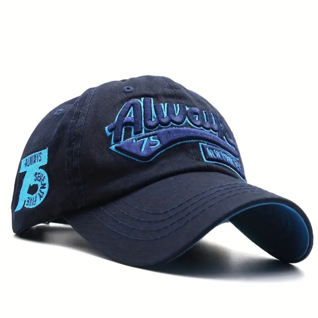 Always Vintage-Basecap aus Baumwolle mit Retro-Stickerei
