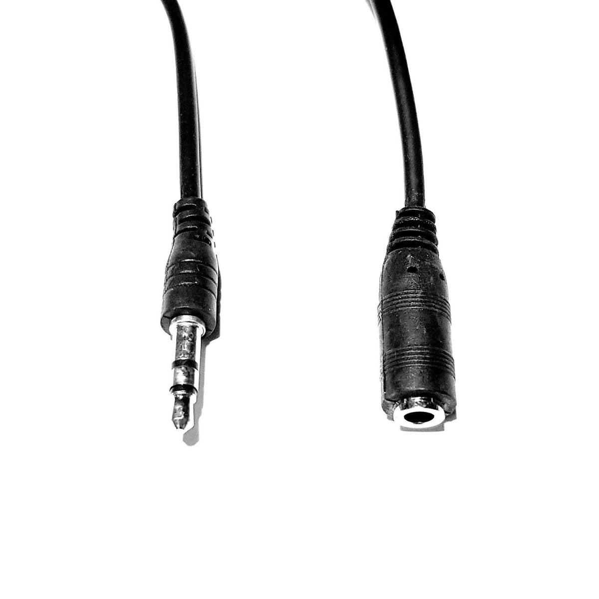 1m Audio Kabel 3,5mm Klinke Verlängerung Verlängerungskabel Klinkenkabel schwarz - 3KShop.de