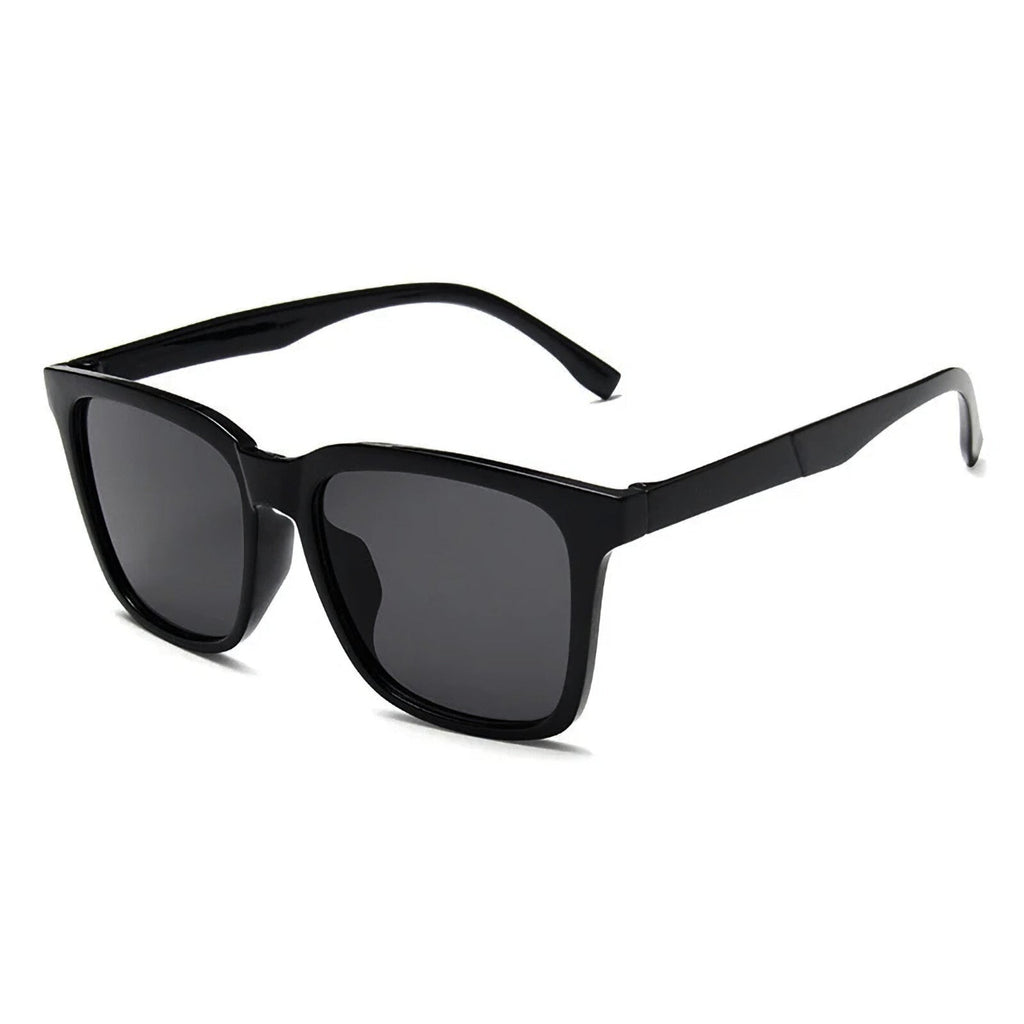 Schwarze Oversized Vintage Sonnenbrille