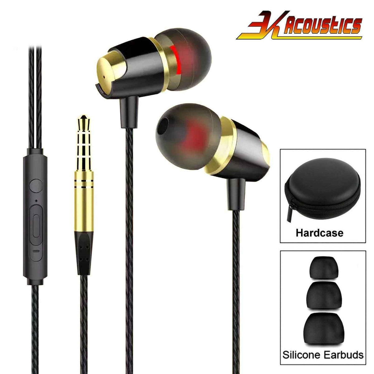 R4 In-Ear-Kopfhörer mit Hardcase