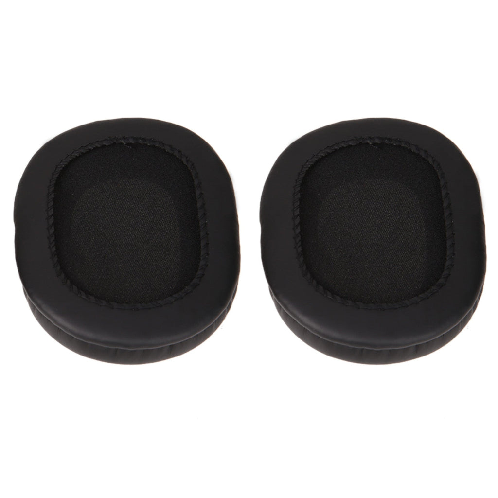 Schwarze Kunstleder-Ohrpolster für Audio-Technica M50X M40X