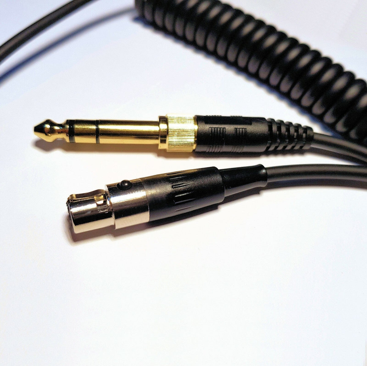 3 m Mini-XLR Spiralkabel für AKG und beyerdynamic