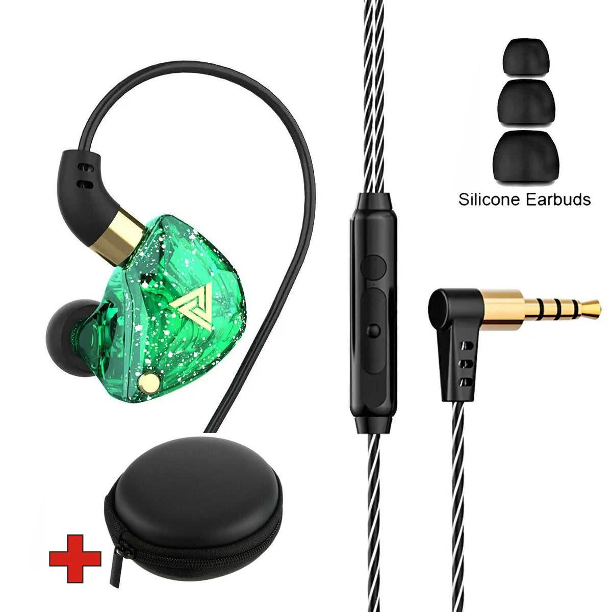 QKZ SK8 HiFi In-Ear-Headset mit Hardcase