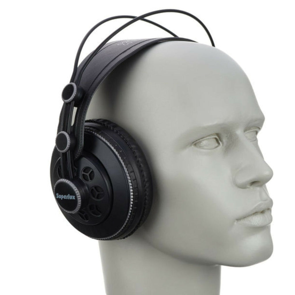 Schwarz-graue Superlux HD681 Studio-Kopfhörer