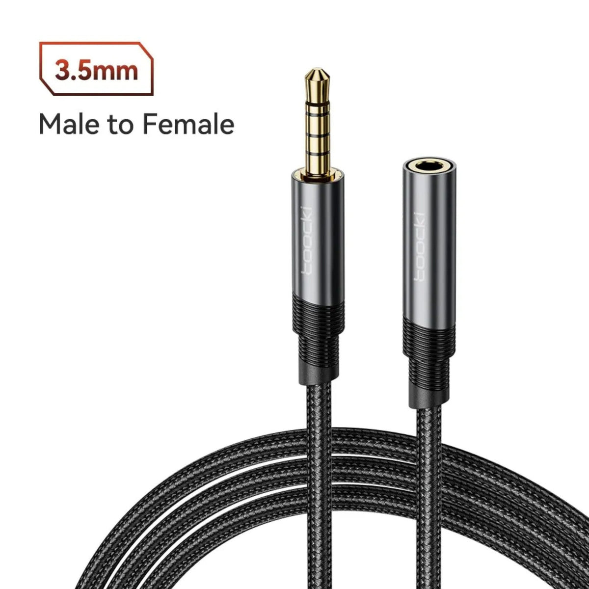 Toocki 3 m 4-polige Headset-Verlängerung
