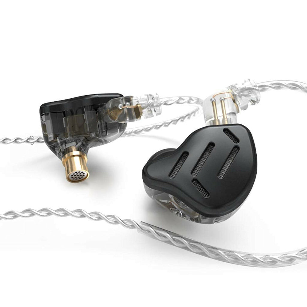 Schwarzes KZ ZAX In-Ear-Headset mit 16 Treibern