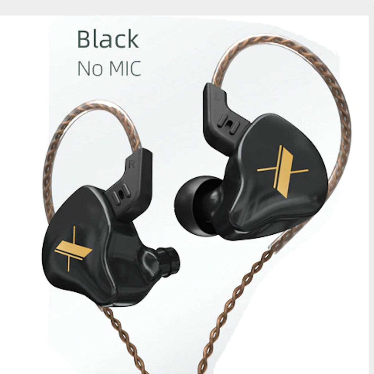 KZ EDX HiFi In-Ear-Kopfhörer mit abnehmbarem Kabel