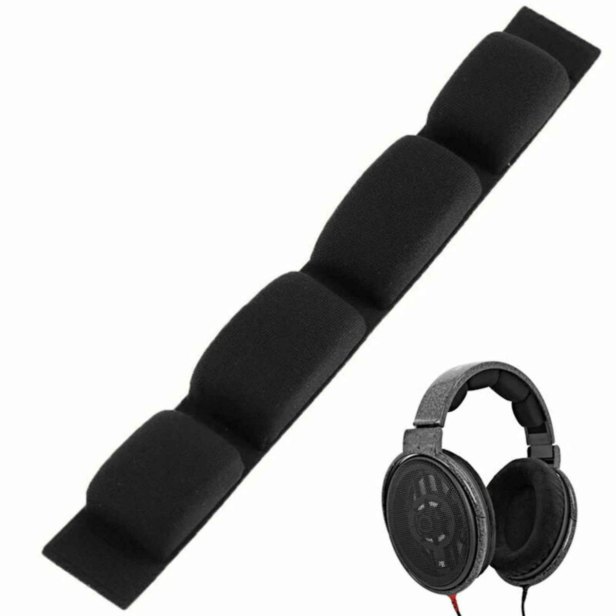 Velours-Ohrpolster und Kopfband für Sennheiser HD600